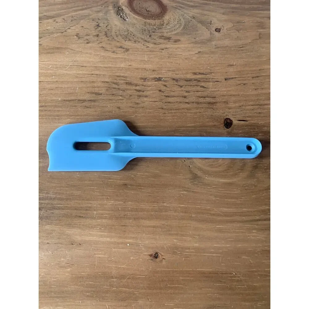 Tupperware Paddle Scraper Spatula Spreader Gadget Grey Blue #13-32